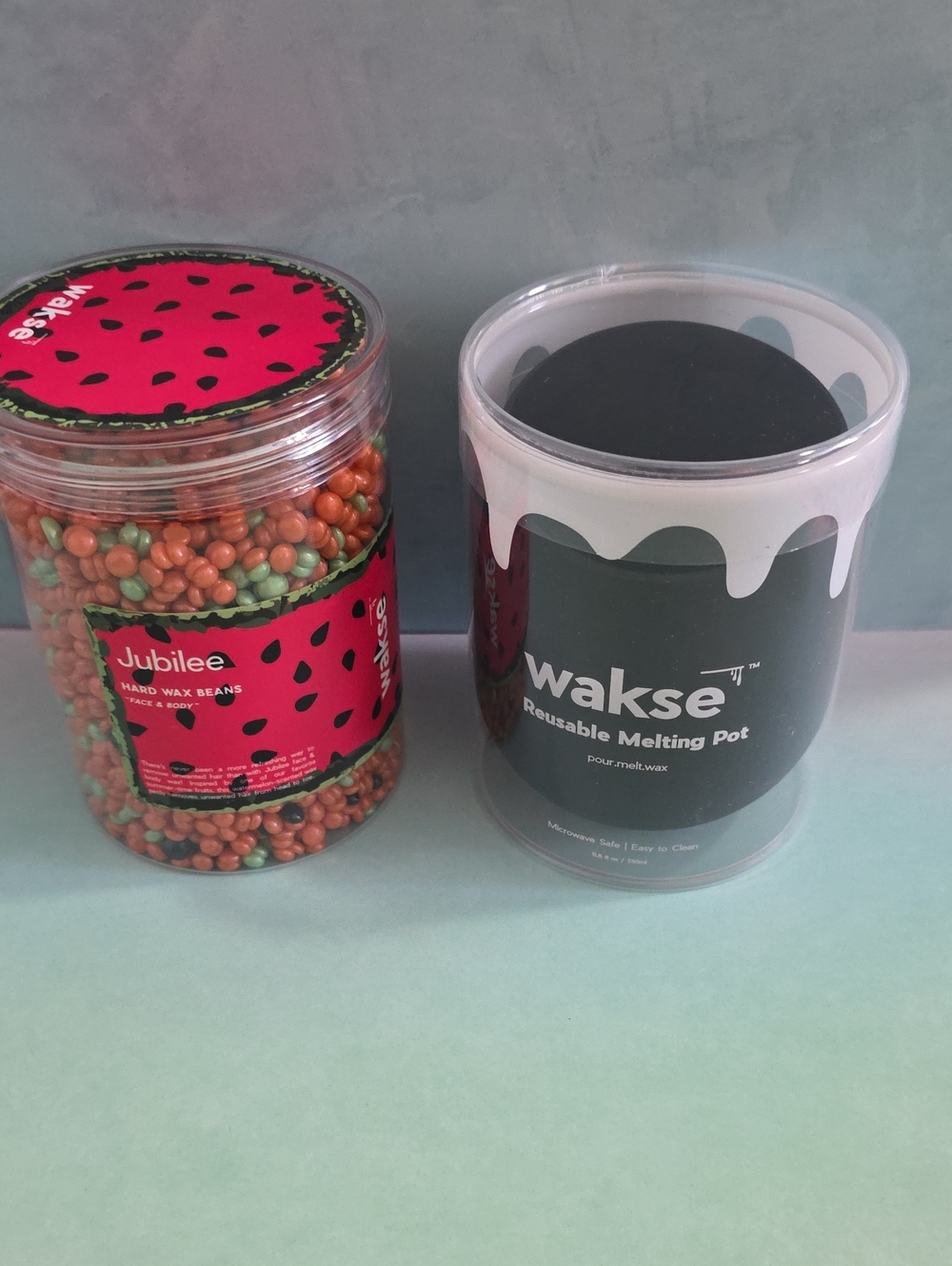 NEW Wakse Watermelon Wax & Melting Pot Duo